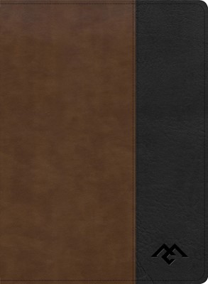 CSB Men of Character Bible, Brown/Black LeatherTouch (Imitation Leather)