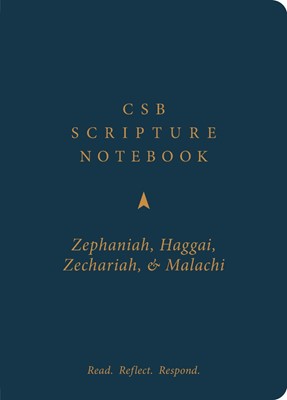CSB Scripture Notebook, Zephaniah, Haggai, Zechariah, Malach (Paperback)