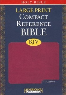KJV Large Print Compact Reference Bible, Berry (Flexisoft)
