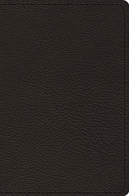ESV Preaching Bible, Verse-by-Verse Edition, Black Goatskin (Genuine Leather)