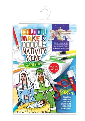 Colour Make and Doodle Nativity Scene