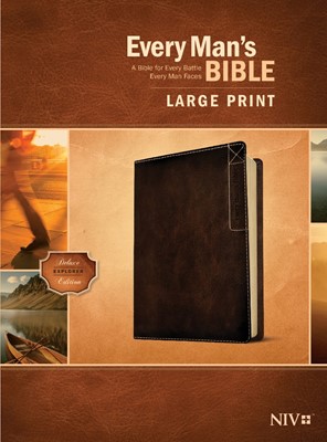 Every Man’s Bible NIV, Large Print, Deluxe Explorer Edition (Imitation Leather)