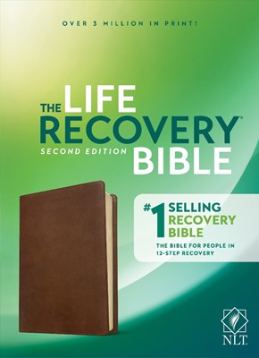 NLT Life Recovery Bible, Second Edition, Rustic Brown (Imitation Leather)