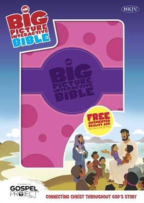NKJV Big Picture Interactive Bible, Purple/Pink Polka Dot (Imitation Leather)