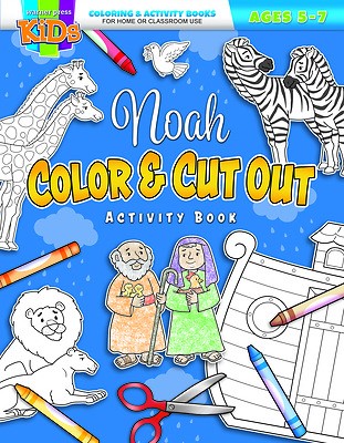 Noah Color and Cut Out Activity Book (Paperback)