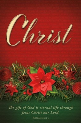 Christ Advent Bulletin (pack of 100) (Bulletin)