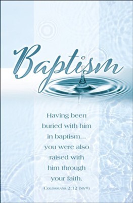 Baptism Colossians 2:12 Bulletin (pack of 100) (Bulletin)