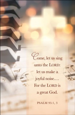 Let Us Sing Unto the Lord Bulletin (pack of 100) (Bulletin)