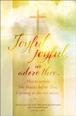 Joyful, Joyful Bulletin (pack of 100) (Bulletin)