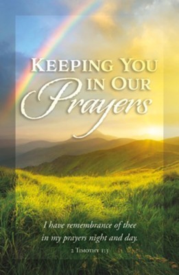Keeping You in Our Prayers Postcard (pack of 25) (Postcard)