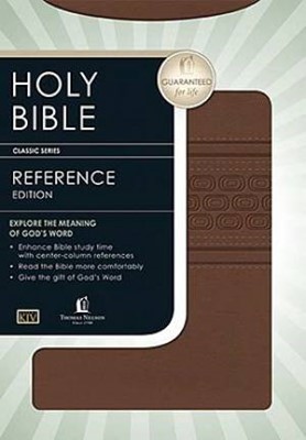 KJV Classic Reference Bible, Brown (Imitation Leather)