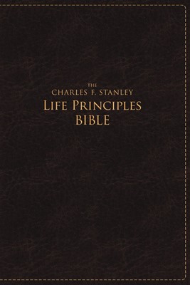 NASB Charles F. Stanley Life Principles Bible, Large Print (Imitation Leather)