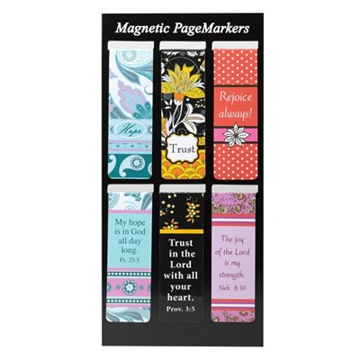 Sarah J Assorted Magnetic Bookmark (Pack of 6) (Bookmark)
