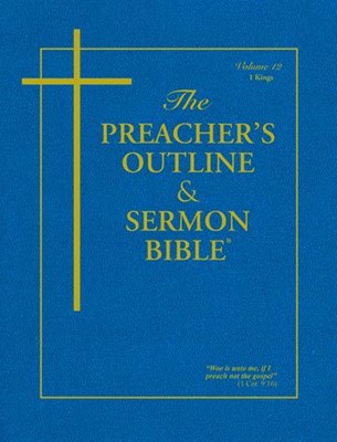 KJV Preacher's Outline & Sermon Bible: 1 Kings (Paperback)