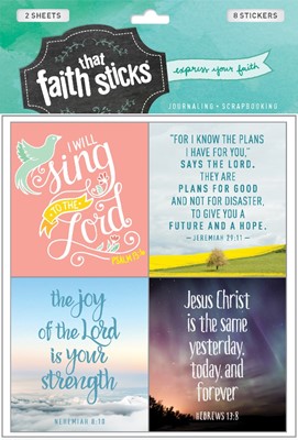 Jeremiah 29:11 - Faith That Sticks Stickers (Stickers)