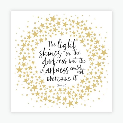 Light Shines in the Darkness Christmas Cards (pack of 10) (Cards)