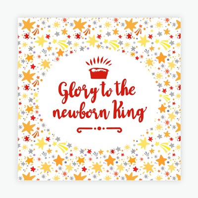 Glory to the Newborn King Christmas Cards (pack of 10) (Cards)