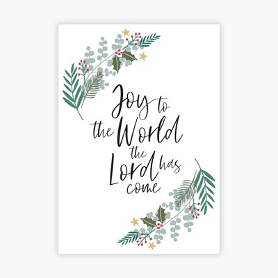 Joy to the World Christmas Cards (pack of 10) (Cards)