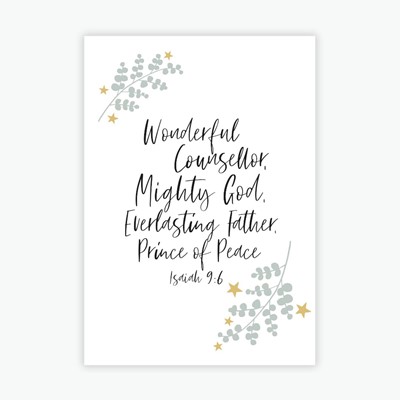 Wonderful Counsellor Mini Card (Cards)