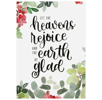 Let the Heavens Rejoice Christmas Cards (pack of 6) (Cards)