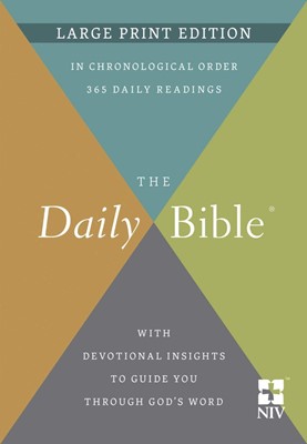 The Daily Bible® Large Print Edition (Hard Cover)