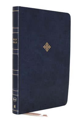 NKJV Reference Bible, Super Giant Print, Blue (Imitation Leather)