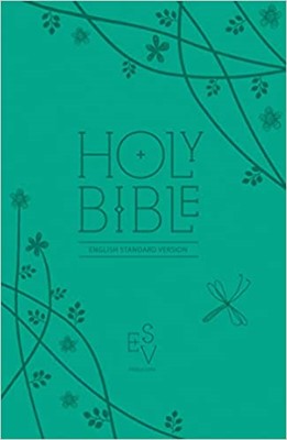 ESV Holy Bible, Anglicised Compact Edition with Zip, Teal (Leather Binding)