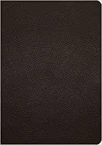 ESV Study Bible, Buffalo Leather, Deep Brown (Genuine Leather)
