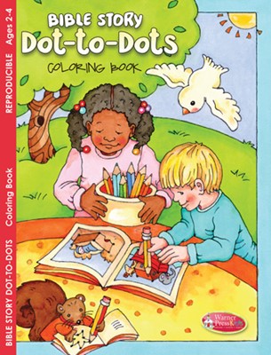 Bible Story Dot-To-Dots Colouring Book (Paperback)
