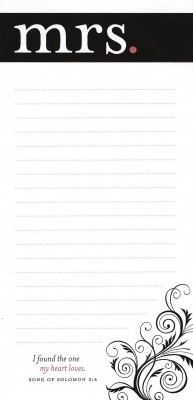 Memo Pad: Mrs (Notebook / Blank Book)