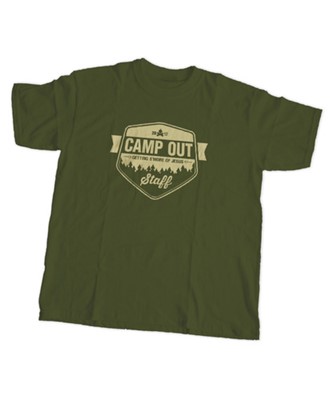 Camp Out Staff T-Shirt (Med 38-40) (General Merchandise)