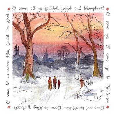 O Come All Ye Faithful Christmas Cards (Pack of 10) (Cards)