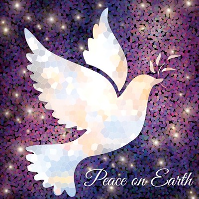 Peace Christmas Cards (Pack of 10). (Cards)