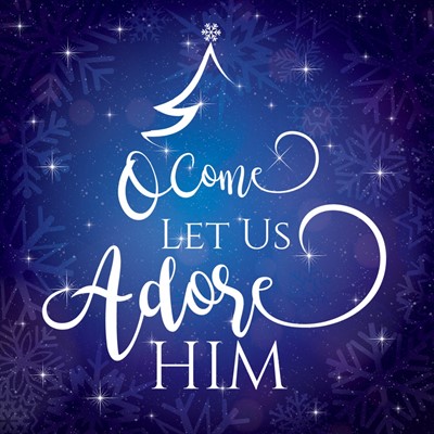 Come Let Us Adore Him Christmas Cards (Pack of 10) (Cards)