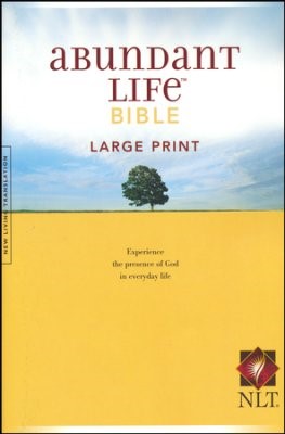 NLT Abundant Life Bible, Large Print (Paperback)