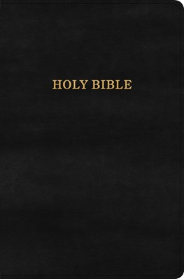KJV Large Print Personal Size Reference Bible, Black (Imitation Leather)