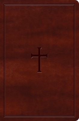 KJV Large Print Personal Size Reference Bible Brown, Indexed (Imitation Leather)