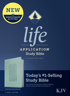 KJV Life Application Study Bible, Third Edition, Floral (Imitation Leather)