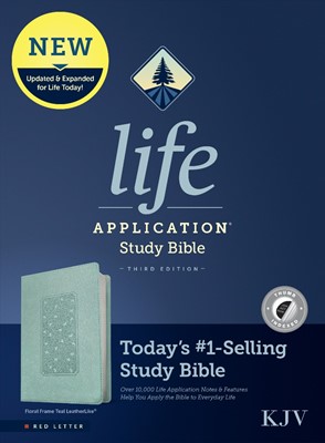 KJV Life Application Study Bible, Third Edition, Floral (Imitation Leather)