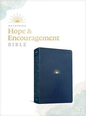 NLT DaySpring Hope & Encouragement Bible, Navy (Imitation Leather)