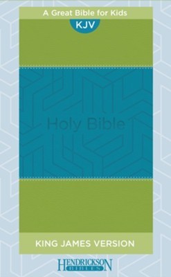 KJV Kids Bible, Blue/Green (Flexiback)