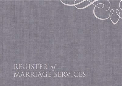 Register of Marriage Services (Hard Cover)