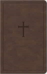 KJV Personal Size Bible, Brown LeatherTouch (Imitation Leather)