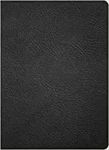 CSB Study Bible, Holman Handcrafted Collection, Premium Blac (Imitation Leather)