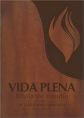 Vida Plena Biblia de Estudio, Flex Cover con Indice, Marrón (Imitation Leather)
