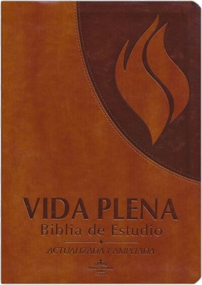 Biblia de Estudio Vida Plena – Flex Cover Marron (Imitation Leather)