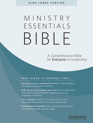 KJV Ministry Essentials Bible (Genuine Leather)