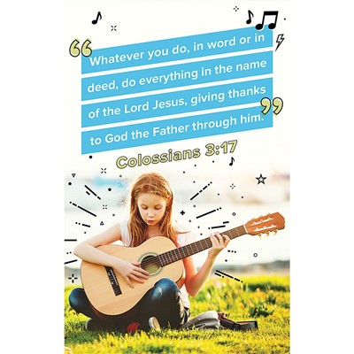 Bible Studies for Life: Colossians 3:17 Postcards (25 pack) (Postcard)