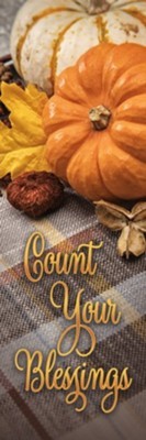 Count Your Blessings Thanksgiving Bookmark (25 pack) (Bookmark)