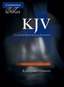 KJV Clarion Reference Edition, Black Goatskin Leather (Leather Binding)